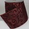 The Ribbon People Burgundy Red and Brown Swirl Wired Craft Ribbon 5" x 20 Yards